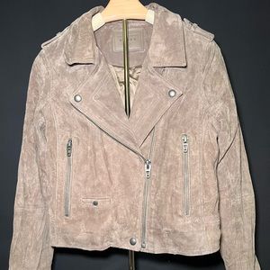 Blank NYC 100% Suede Leather Jacket